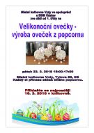 Ovečky z popcornu - workshop pro děti