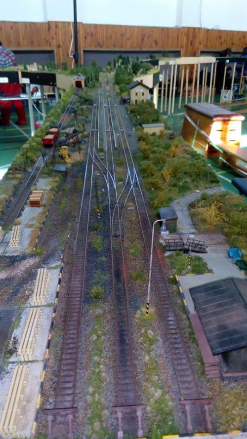 Výstava modelů žel. tratí a vlaků