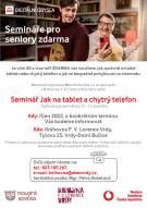 Jak na tablet a chytrý telefon - seminář pro seniory 65 + ZDARMA 1