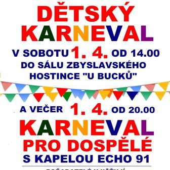 karneval Zbyslav 1.4.2023