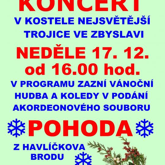 Vánoční koncert Zbyslav