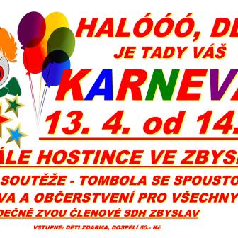 karneval Zbyslav 13.4.2024