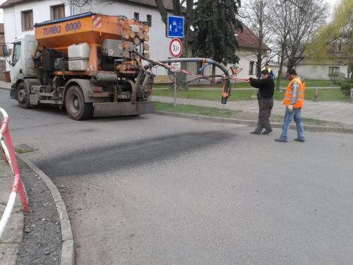 Oprava komunikací Vrdy a Zbyslav 9.4.2015